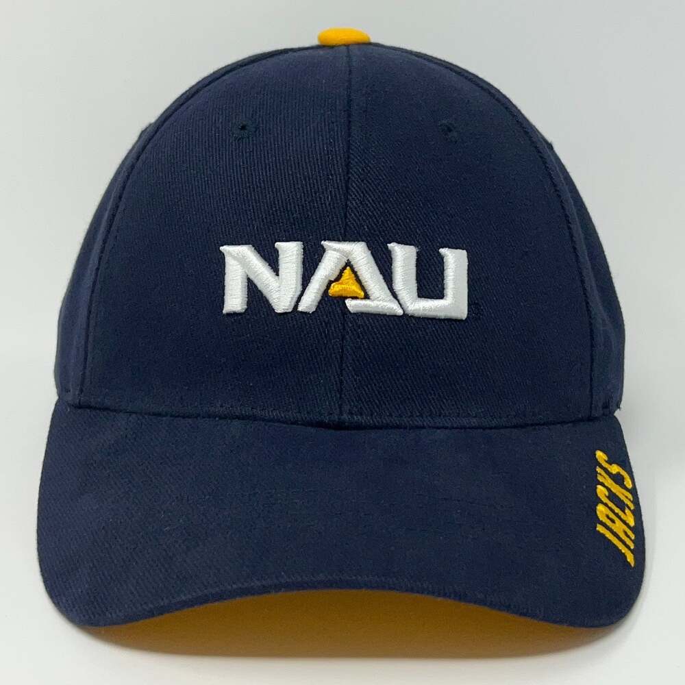 NAU Northern Arizona University Lumberjacks Hat Baseball Cap Navy NCAA Jacks